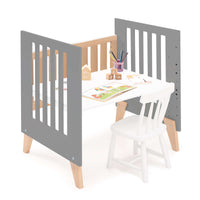 Minicuna convertible en cuna (7en1) madera/antracita · Nexor Tre Antracita C187RT-M5895