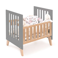 Minicuna convertible en cuna (7en1) madera/antracita · Nexor Tre Antracita C187RT-M5895
