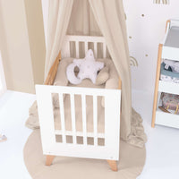 Minicuna colecho 60x80 cm (5en1) madera/blanca · Nexor Uno White C187RA-M7795