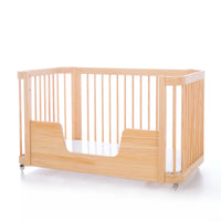 Cuna-Cama para bebé 70x140 cm (3en1) madera natural · Crea Due Nomad C300-M5000