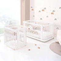 Minicuna, cuna 3 en 1 y cama (4en1) blanca · Crea Tre Bianco C301-M1100