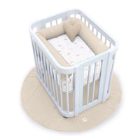 Minicuna colecho ovalada 55x70 cm blanca · Crea Uno Bianco C304-M1100
