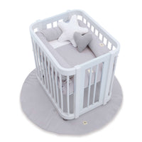 Minicuna colecho ovalada 55x70 cm blanca · Crea Uno Bianco C304-M1100
