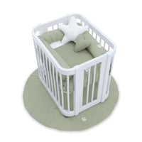 Minicuna colecho ovalada 55x70 cm blanca · Crea Uno Bianco C304-M1100