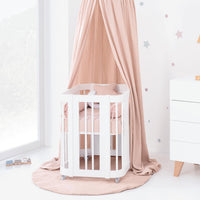 Minicuna colecho ovalada 55x70 cm blanca · Crea Uno Bianco C304-M1100