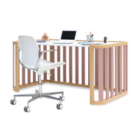 etapa de escritorio infantil de la cuna crea plus de madera