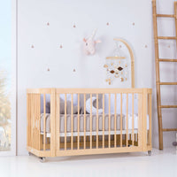Minicuna-cuna-cama todo en uno (4en1) madera · Crea Tre Nomad C301-M5000