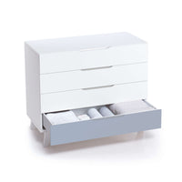 Dormitorio infantil grande en blanco y azul para niños · Style Plus+ Blu denim