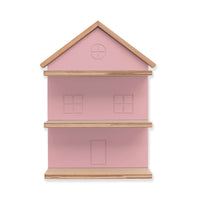 estantería con forma de casita para cuarto de niñas