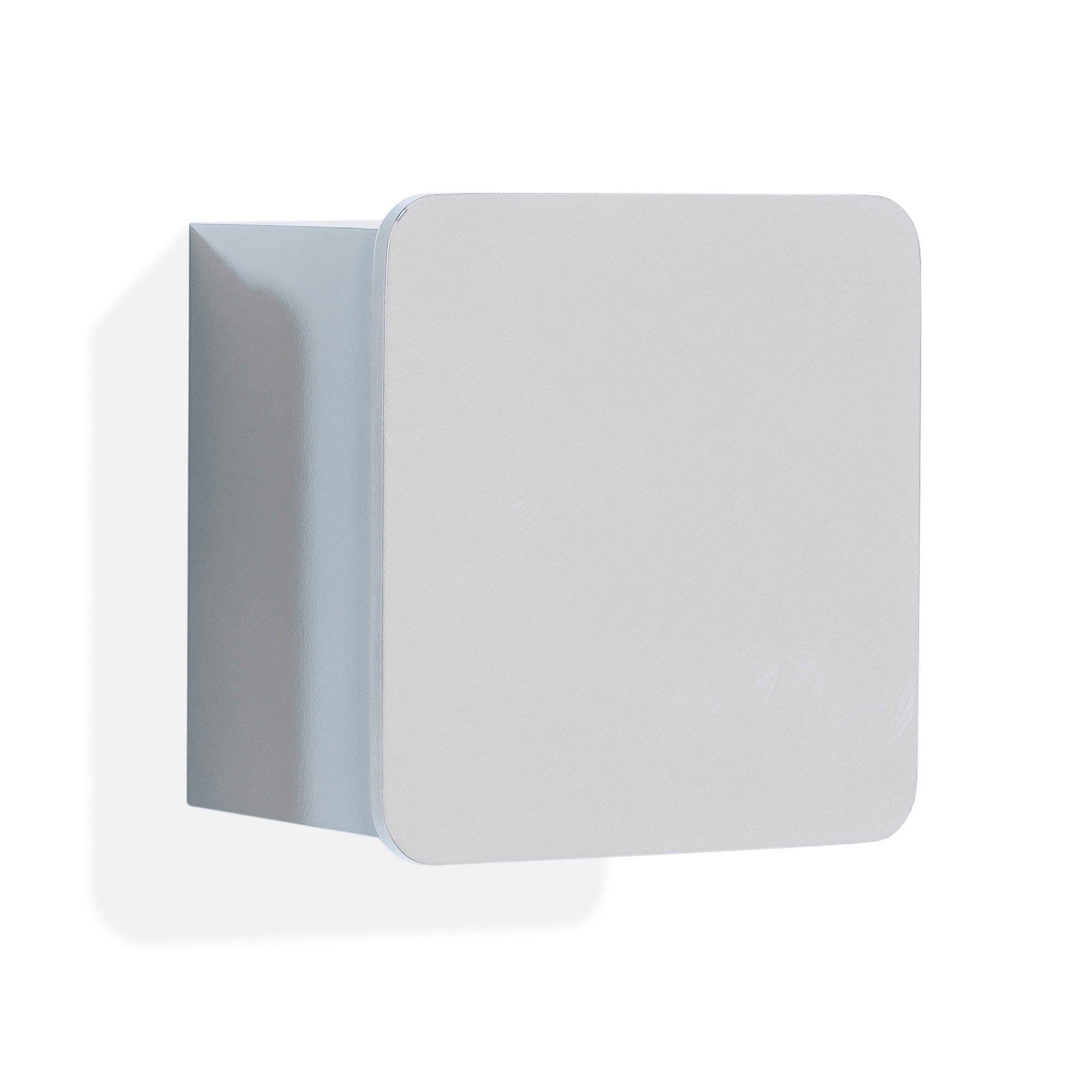 Box estantería de pared color plata