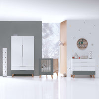 Cómoda infantil madera (4 cajones) estilo nórdico · Lifestyle D247R