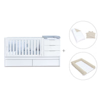 Cuna convertible 70x140 cm blanca · Sero More K546-M7700