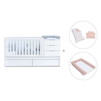 Cuna convertible 70x140 cm blanca · Sero More K546-M7700