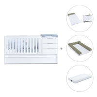 Cuna convertible 70x140 cm blanca · Sero More K546-M7700