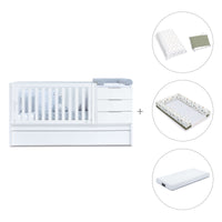 Cuna convertible 70x140 cm blanca · Sero More K546-M7700