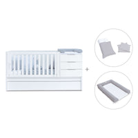 Cuna convertible 70x140 cm blanca · Sero More K546-M7700