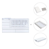Cuna convertible 70x140 cm blanca · Sero Kubo K551-M7700