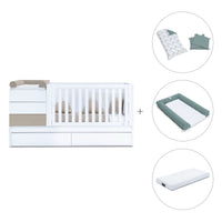 Cuna convertible 70x140 cm beige · Sero Kubo K551-M7753