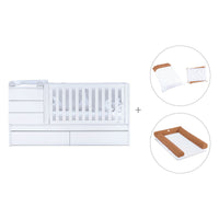 Cuna convertible 70x140 cm blanca · Sero Kubo K551-M7700