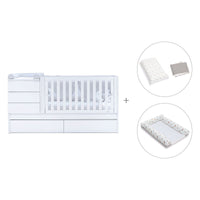 Cuna convertible 70x140 cm blanca · Sero Kubo K551-M7700