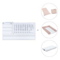 Cuna convertible 70x140 cm blanca · Sero Kubo K551-M7700