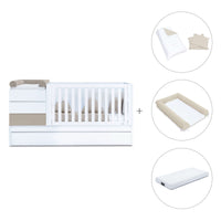 Cuna convertible 70x140 cm beige · Sero Kubo K551-M7753