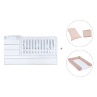 Cuna convertible 70x140 cm blanca · Sero Kubo K551-M7700