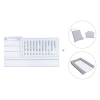 Cuna convertible 70x140 cm blanca · Sero Kubo K551-M7700