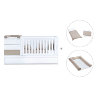 Cuna convertible 70x140 cm beige · Sero Kubo K551-M7753