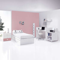 Cuna convertible 70x140 cm blanca/rosa · Sero Bubble Quarzo K554-M7759