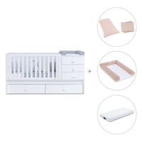 Cuna convertible 70x140 cm en blanco · Sero Bubble K554-M7700