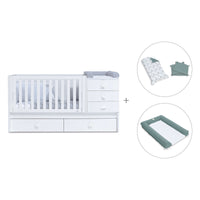 Cuna convertible 70x140 cm en blanco · Sero Bubble K554-M7700