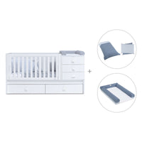 Cuna convertible 70x140 cm en blanco · Sero Bubble K554-M7700