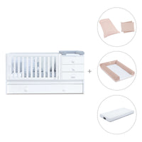 Cuna convertible 70x140 cm en blanco · Sero Bubble K554-M7700