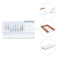 Cuna convertible 70x140 cm en blanco · Sero Bubble K554-M7700