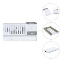 Cuna convertible 70x140 cm blanca/antracita · Sero Bubble Antracita K554-M7758