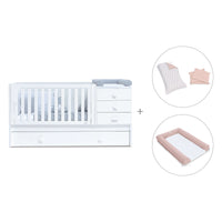 Cuna convertible 70x140 cm en blanco · Sero Bubble K554-M7700