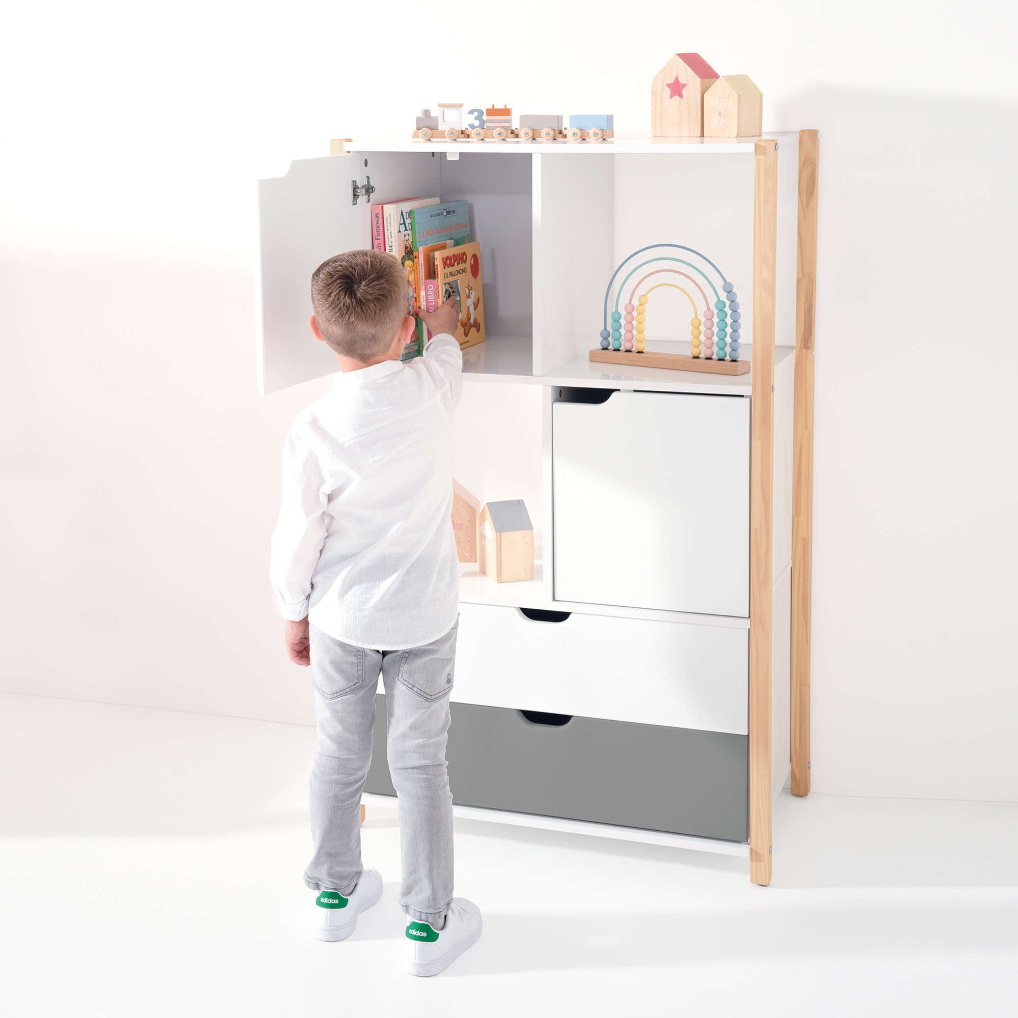 Armario Montessori (puertas y cajones) · Eden+ NW130