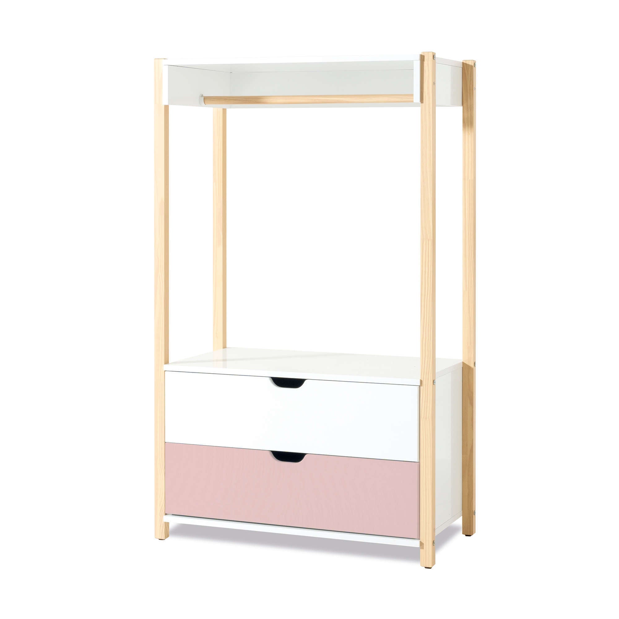Armario infantil Montessori (con colgador y cajones) · Eden NW131
