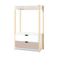 Armario infantil Montessori (con colgador y cajones) · Eden NW131