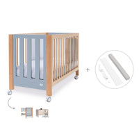 Cuna colecho 60x120 cm (5en1) madera/azul · Occa C166-M9541