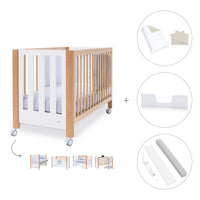 Cuna colecho 60x120 cm (5en1) madera/blanco · Occa C166-M9577