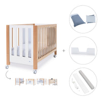 Cuna colecho 60x120 cm (5en1) madera/blanco · Occa C166-M9577