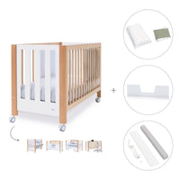 Cuna colecho 60x120 cm (5en1) madera/blanco · Occa C166-M9577