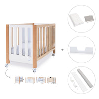 Cuna colecho 60x120 cm (5en1) madera/blanco · Occa C166-M9577