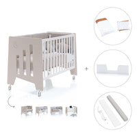 Cuna-escritorio 60x120 cm (2en1) beige · Omni Due Arena C181D-M7753