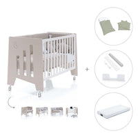 Cuna-escritorio 60x120 cm (2en1) beige · Omni Due Arena C181D-M7753