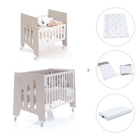 Minicuna 60x80 cm y cuna 60x120 cm (7en1) beige · Omni Tre Arena C181T-M7753