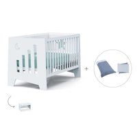 Cuna-escritorio 70x140 cm (2en1) blanca · Omni XL C191-M7700