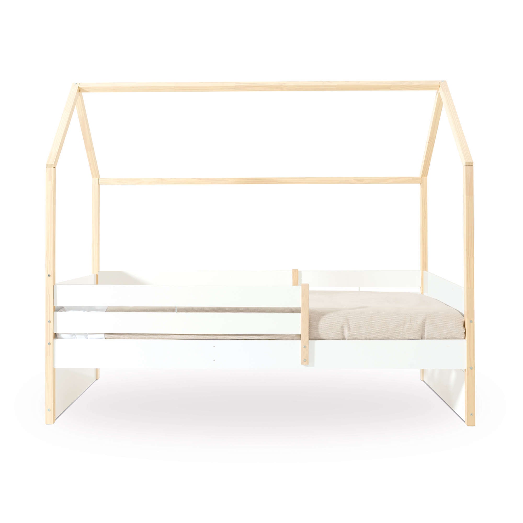 Cama Montessori 90x200 cm con cajón/cama nido en madera · Sogni XL NB2000